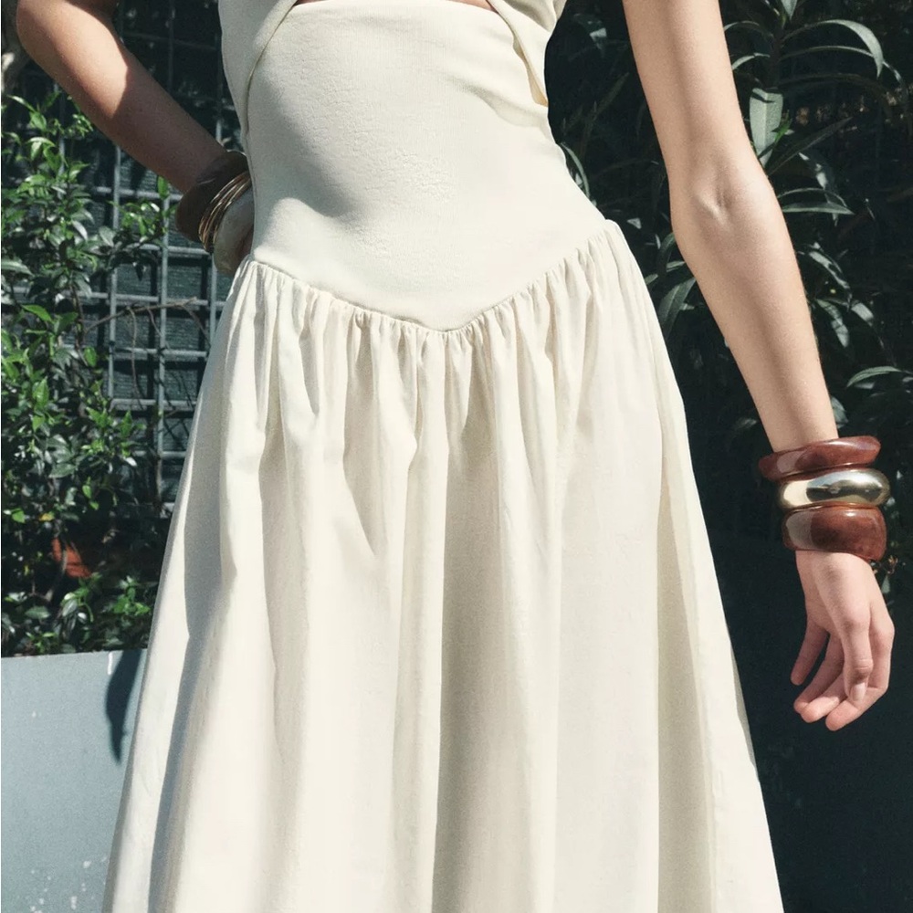 ZARA Cutout Combination Dress - Picture 7 of 10